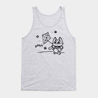 Kite Kitty Tank Top